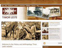 Tablet Screenshot of historyanthropologytimor.org